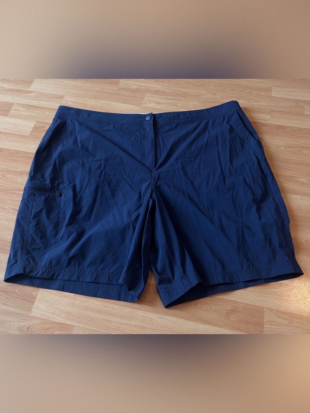 L.L. Bean Navy Outdoor Hybrid Shorts